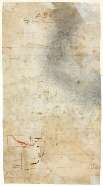 建築スケッチ、1500年代。 作： Unbekannt