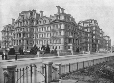 陸軍と海軍の建物、ワシントンDC、米国、c1900。 作： Unbekannt
