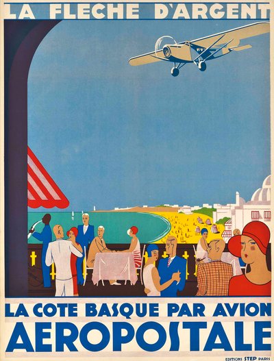 Aéropostaleです。バスク海岸、1928-1930年頃。 作： Unbekannt