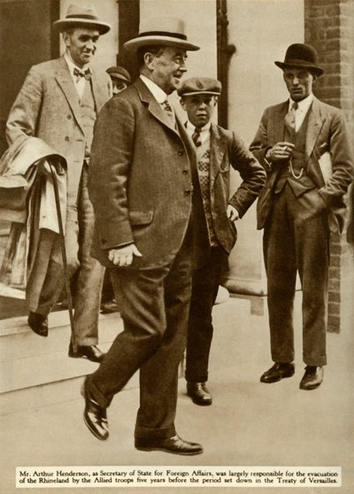 アーサーヘンダーソン、1929年、1935年。 作： Unbekannt