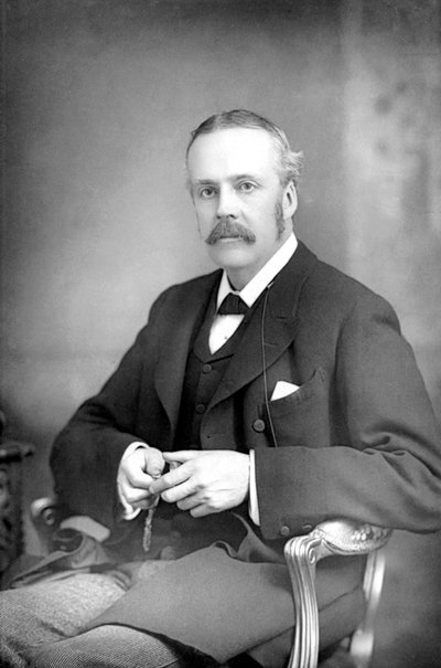 アーサージェームズバルフォー1848-1930、スコットランド生まれのイギリスの政治家、哲学者、c1890 作： Unbekannt