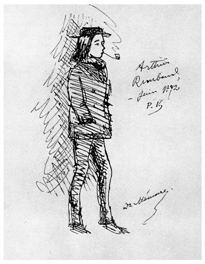 アーサーランボー、フランスの詩人、冒険家、1895年1956年 作： Unbekannt