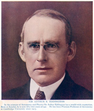 アーサースタンレーエディントン1882-1944、イギリスの天文学者、物理学者、c1934 作： Unbekannt