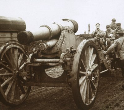 北フランス、ヴェルダンの砲兵柱、c1914-c1918 作： Unbekannt