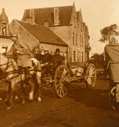 行を上に移動する砲兵、c1914-c1918 作： Unbekannt