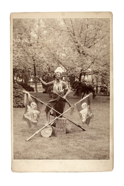 アシャンティグループ講演会（ドイツ 1890年代）（モノクロ写真 作： Unbekannt