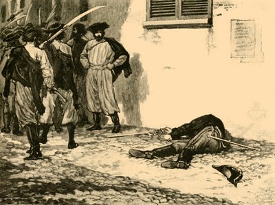 カウントフランツフィリップフォンランベルク、ブダペスト、ハンガリーの暗殺、1848年c1890。 作： Unbekannt