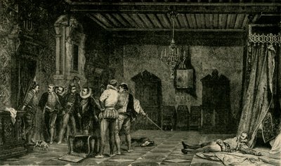 ギーズ公ヘンリー暗殺、1588年12月、1890年。 作： Unbekannt