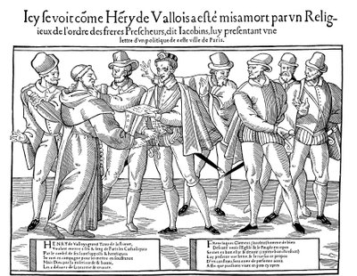 フランス国王ヘンリー3世の暗殺、1589年1589年-1590年 作： Unbekannt