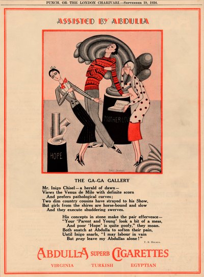 Abdullaによる支援-The Ga-Ga Gallery、1934 作： Unbekannt
