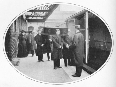 ネクロポリスカンパニーズ駅、ロンドン、ウェストミンスターブリッジロード、c1900 1903 作： Unbekannt