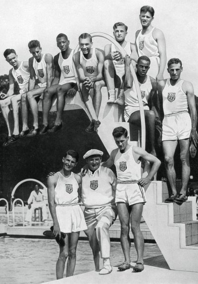 1932年、1936年の米国オリンピック裁判の選手 作： Unbekannt