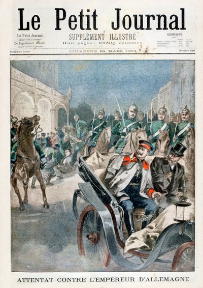 ドイツ皇帝への攻撃、1901 作： Unbekannt
