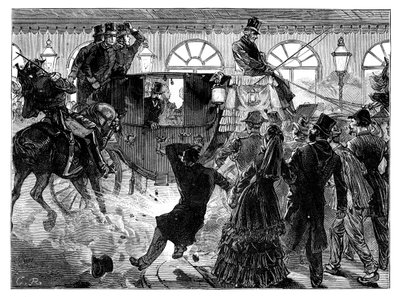 1855年4月28日、フランス皇帝暗殺未遂 作： Unbekannt