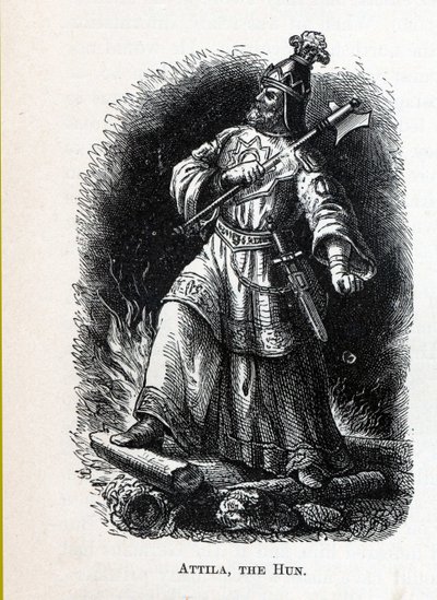 アティラ・ザ・フン、1882 作： Unbekannt