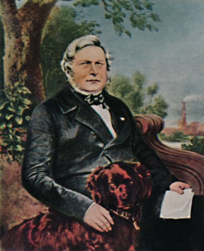 アウグストボルシグ1804-1854。 -クルーガーによる絵画、1934年。 作： Unbekannt