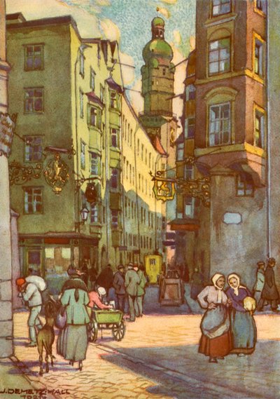 旧市街、旧市街、c1929から。 作： Unbekannt
