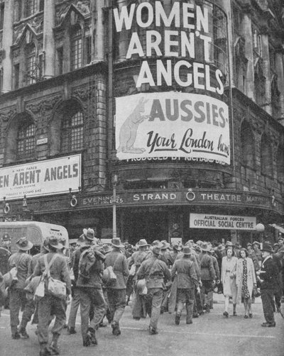1940年、1940年、オーストラリアの兵士が数日ロンドンに出発 作： Unbekannt