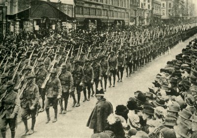 オーストラリア軍、メルボルン、第一次世界大戦、c1915、c1920。 作： Unbekannt