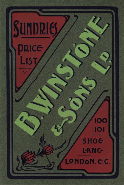 B. Winstone＆Sons Ltd.の広告、1907年 作： Unbekannt
