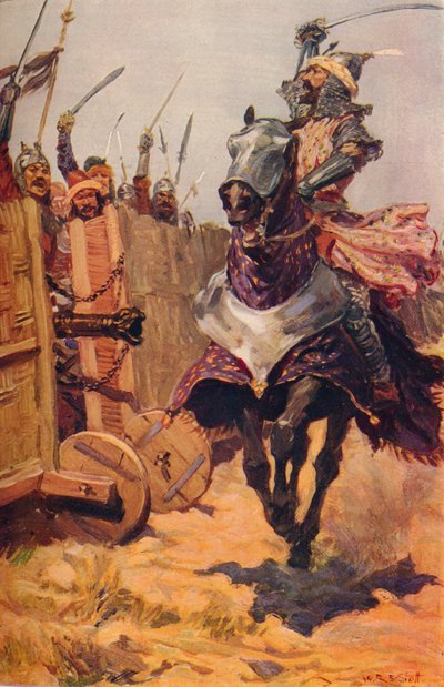 彼の軍隊を応援しているバーバー、c1526 c1912 作： Unbekannt