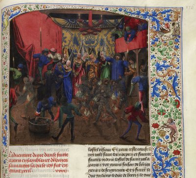 Bal des Ardents、1470～1475年頃。 作： Unbekannt