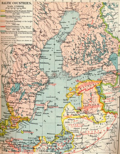 バルト諸国、c1907、1907 作： Unbekannt