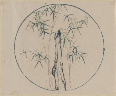 竹と岩、1368-1644。 作： Unbekannt