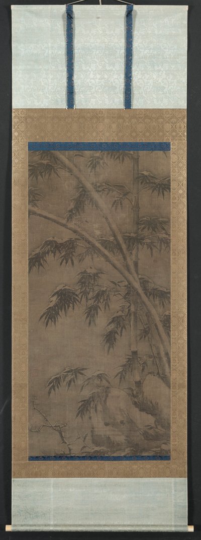 四季の竹：冬、1279年から1368年。 作： Unbekannt
