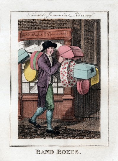 バンドボックス、タバーツ少年図書館、ロンドン、1805 作： Unbekannt