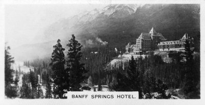 バンフスプリングスホテル、アルバータ、カナダ、c1920s 作： Unbekannt