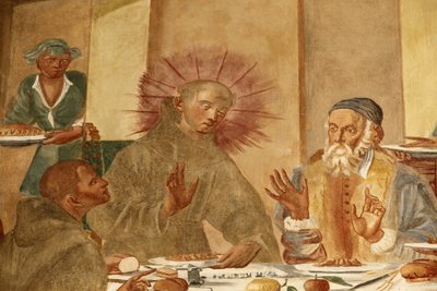 サンタ・カテリーナ大聖堂、ガラティーナ、アプリア州 回廊のフレスコ画 1696年にグラヴィーナのブラジョセフが描いたもの、ガラティーナ、イタリア 作： Unbekannt