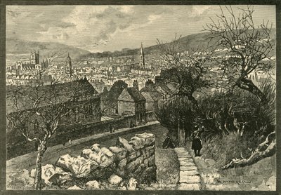 バース、ビーチの崖、1898年。 作： Unbekannt