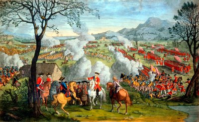 カロデンの戦い、1746年4月16日、18世紀 作： Unbekannt