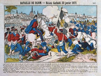 1871年1月23日の日仏戦争、ディジョンの戦い 作： Unbekannt