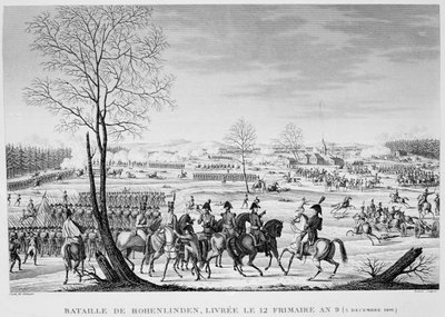 ホーエンリンデンの戦い、1800年12月3日 作： Unbekannt