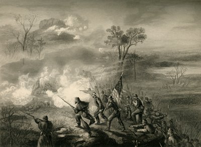 ルックアウトマウンテンの戦い、1878年。 作： Unbekannt