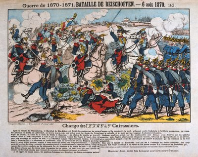 ライヒショフェンの戦い、日仏戦争、1870年8月6日 作： Unbekannt