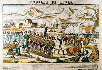 リヴォリの戦い、1797年1月14日、19世紀 作： Unbekannt