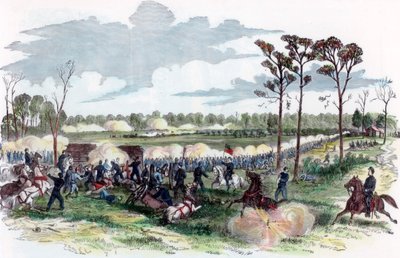 テネシー州シロの戦い、南北戦争、1862年4月6日 作： Unbekannt