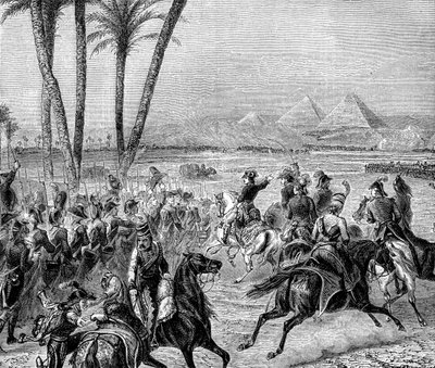 ピラミッドの戦い、1798年7月21日1882-1884 作： Unbekannt