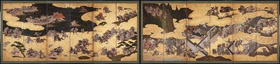 平家物語合戦図 作： Unbekannt