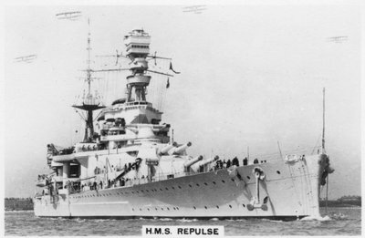 バトルクルーザーHMSレパルス、1937 作： Unbekannt