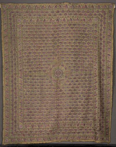 ベッドカバー、1800年代。 作： Unbekannt