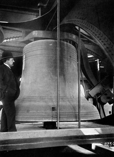 ビッグベンの塔、ウェストミンスター宮殿、ロンドン、c1905の鐘 作： Unbekannt