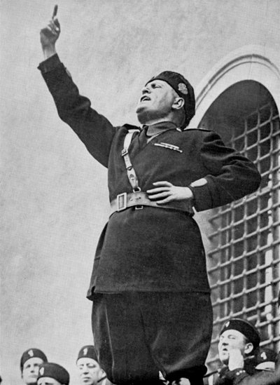 ベニート・ムッソリーニ、イタリアのファシスト独裁者、c1930s 作： Unbekannt