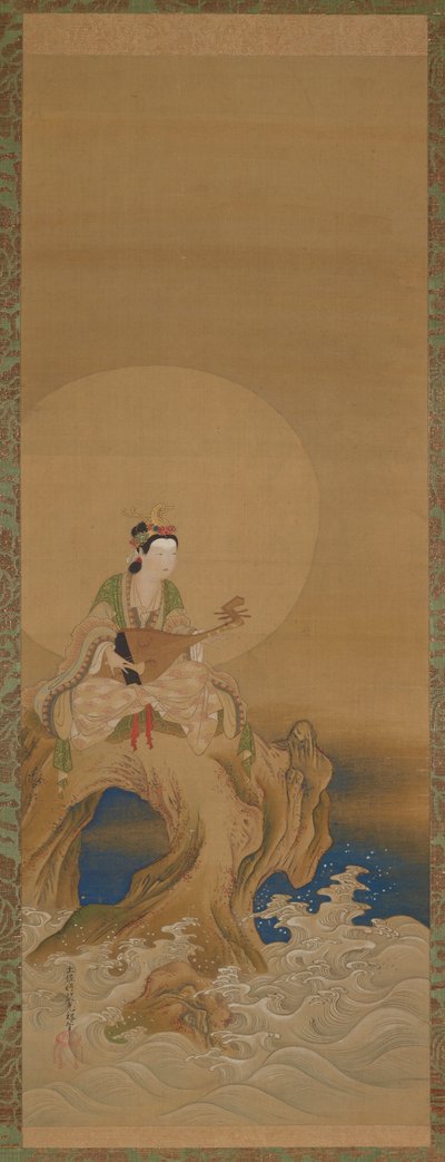海辺の岩弁天 江戸時代・18世紀 作： Unbekannt