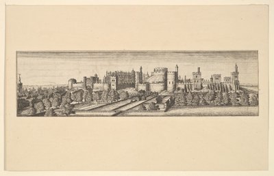 1666年以降、ウィンザー城があるバークシャー。 作： Unbekannt