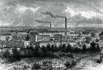 ベスブルックミルズと村、アーマー州、アイルランド、c1880 作： Unbekannt