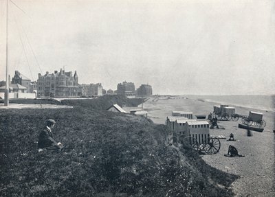 ベクスヒル-ホテルとビーチ、1895 作： Unbekannt